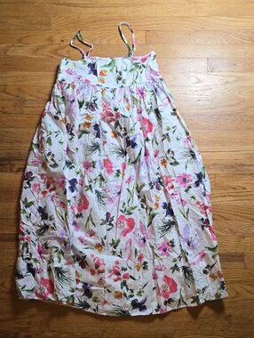 Petite Plume Serene flowy cotton nightgown nightdress Gardens of Giverny